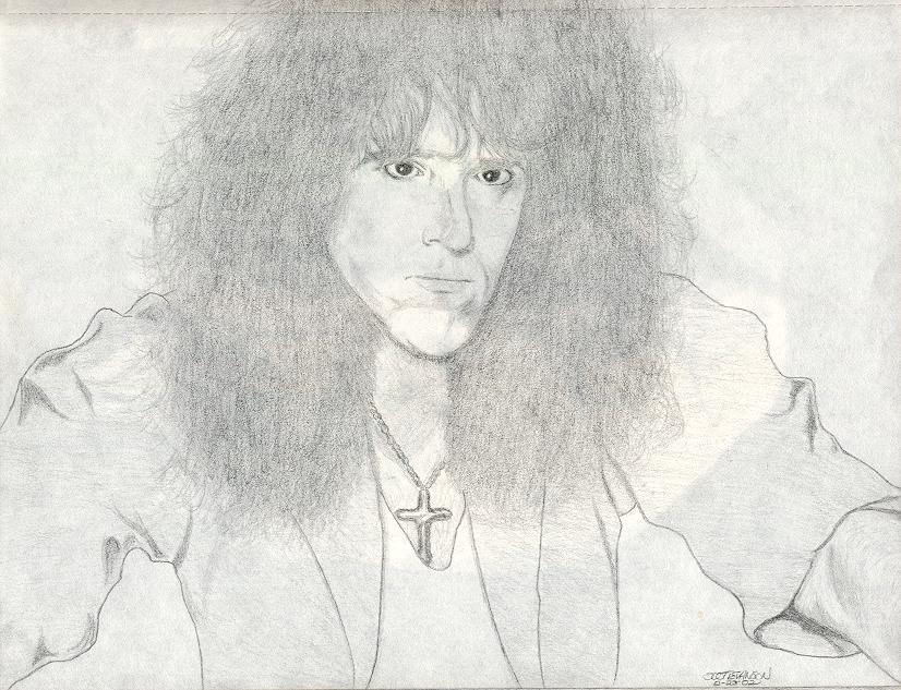 Eric Carr Being Sexy Sketch